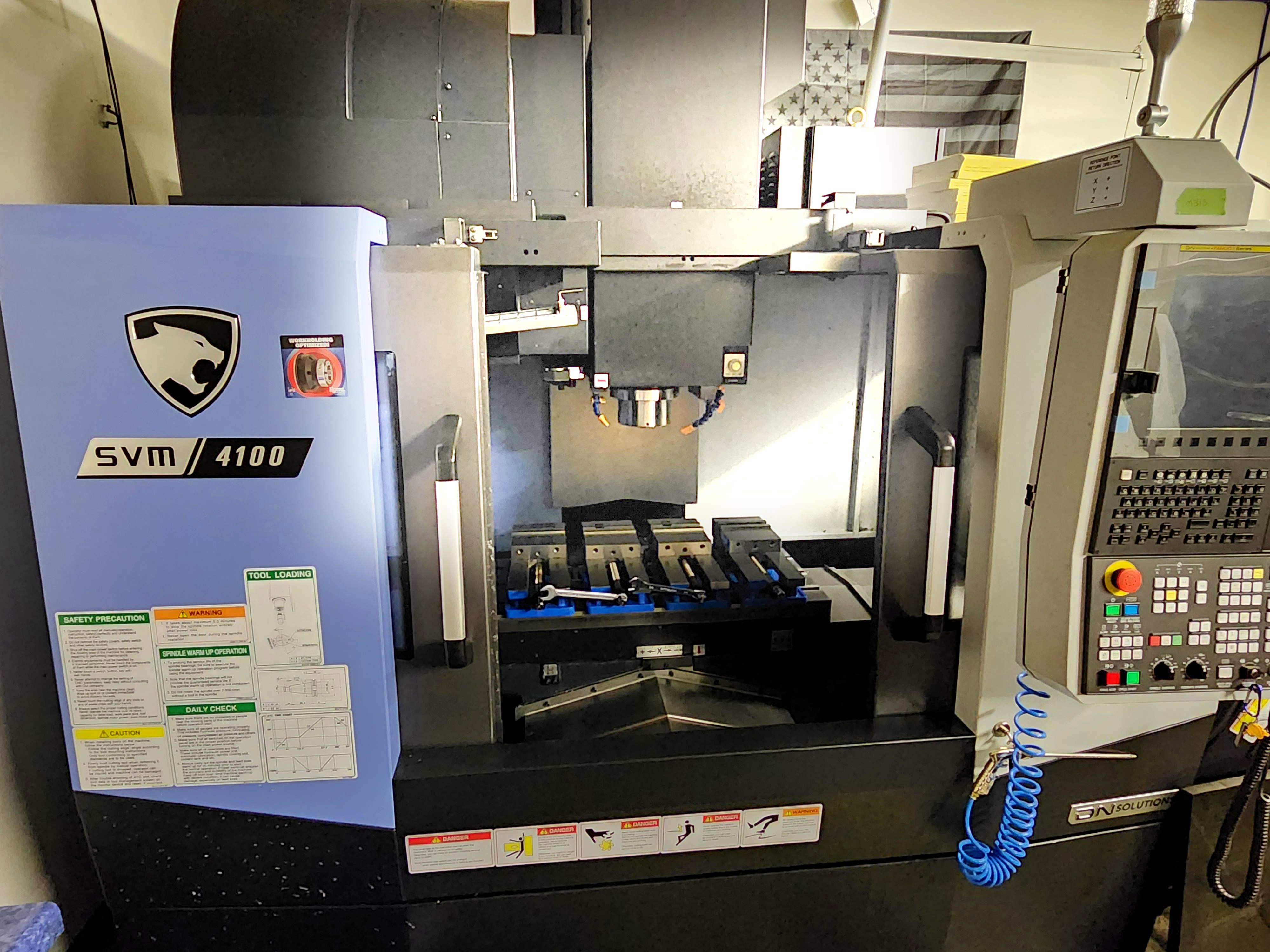 SVM 4100 CNC Machining Center — Uber Machining Pittsburgh